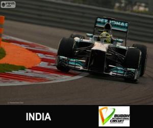 Puzzle Νίκο Ρόζμπεργκ - Mercedes - 2013 Ινδικό Grand Prix, 2ος ταξινομούνται
